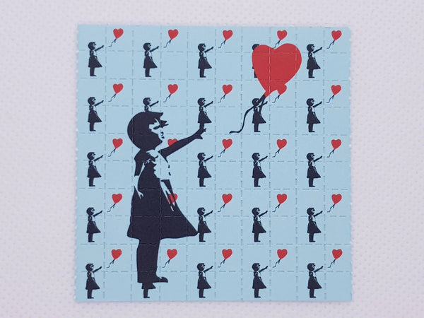 Banksy's Balloon Girl Mini Blotter Art - Blotter Store