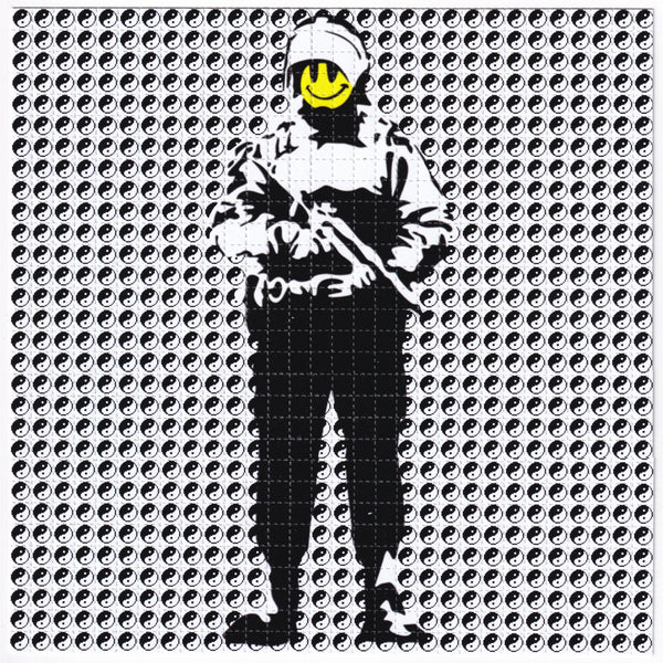 Banksy Soldier Blotter Art - Blotter Store