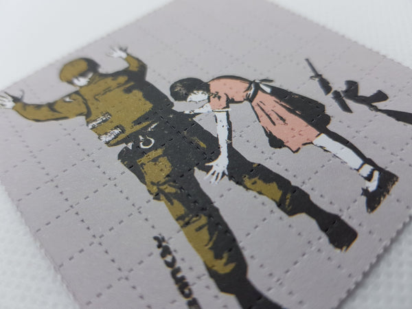 Banksy Soldier Mini Blotter Art - Blotter Store