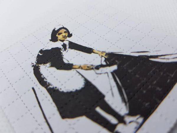 Banksy The Maid Mini Blotter Art - Blotter Store