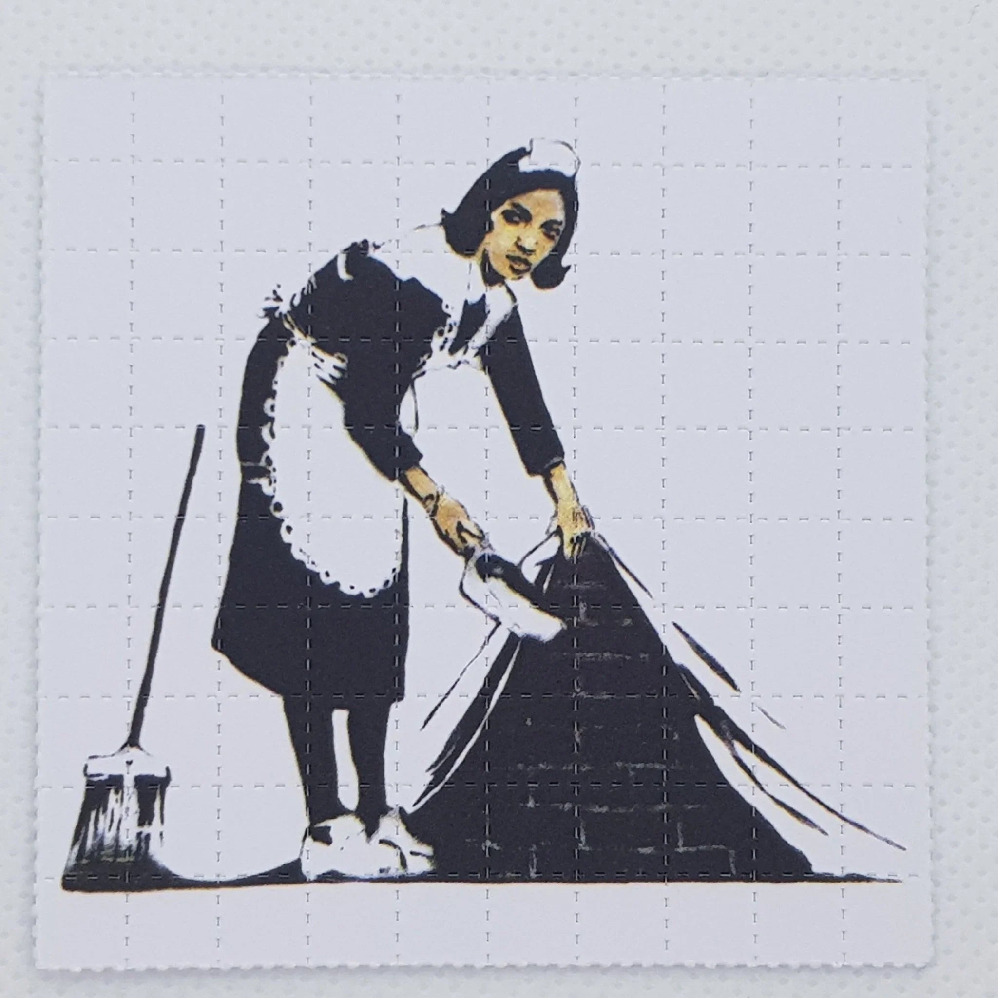Banksy The Maid Mini Blotter Art - Blotter Store