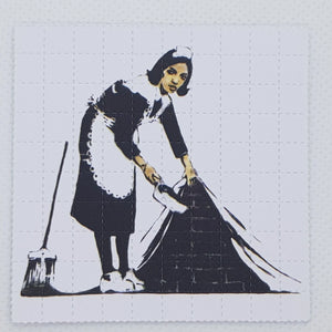 Banksy The Maid Mini Blotter Art - Blotter Store