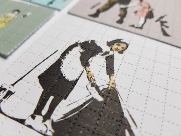 Banksy The Maid Mini Blotter Art - Blotter Store