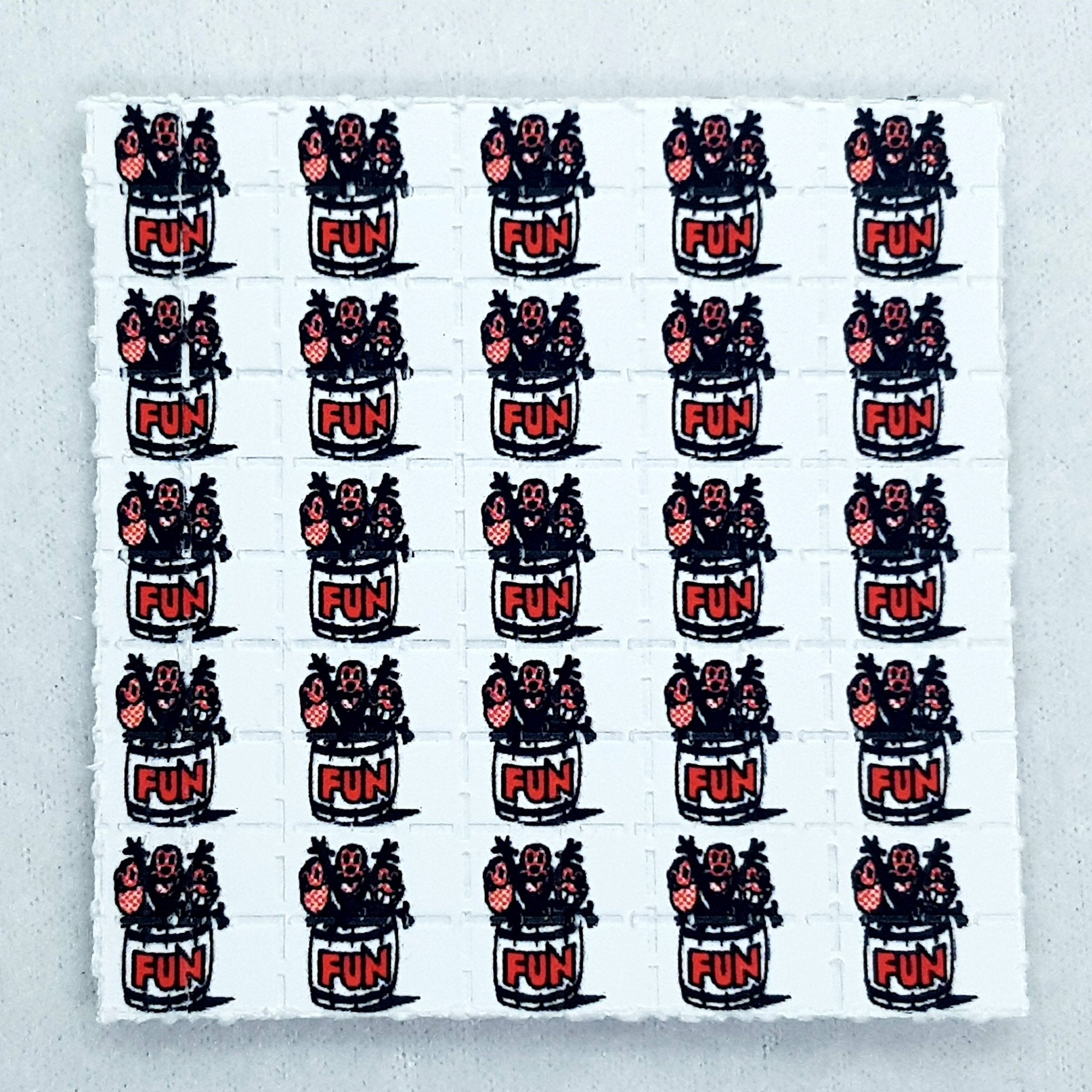 Barrel of Monkeys Tribute Mini Blotter Art - Blotter Store