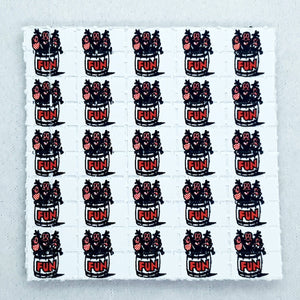 Barrel of Monkeys Tribute Mini Blotter Art - Blotter Store