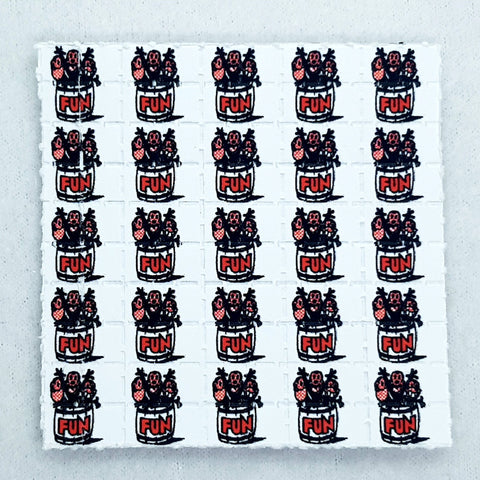 Barrel of Monkeys Tribute Mini Blotter Art - Blotter Store