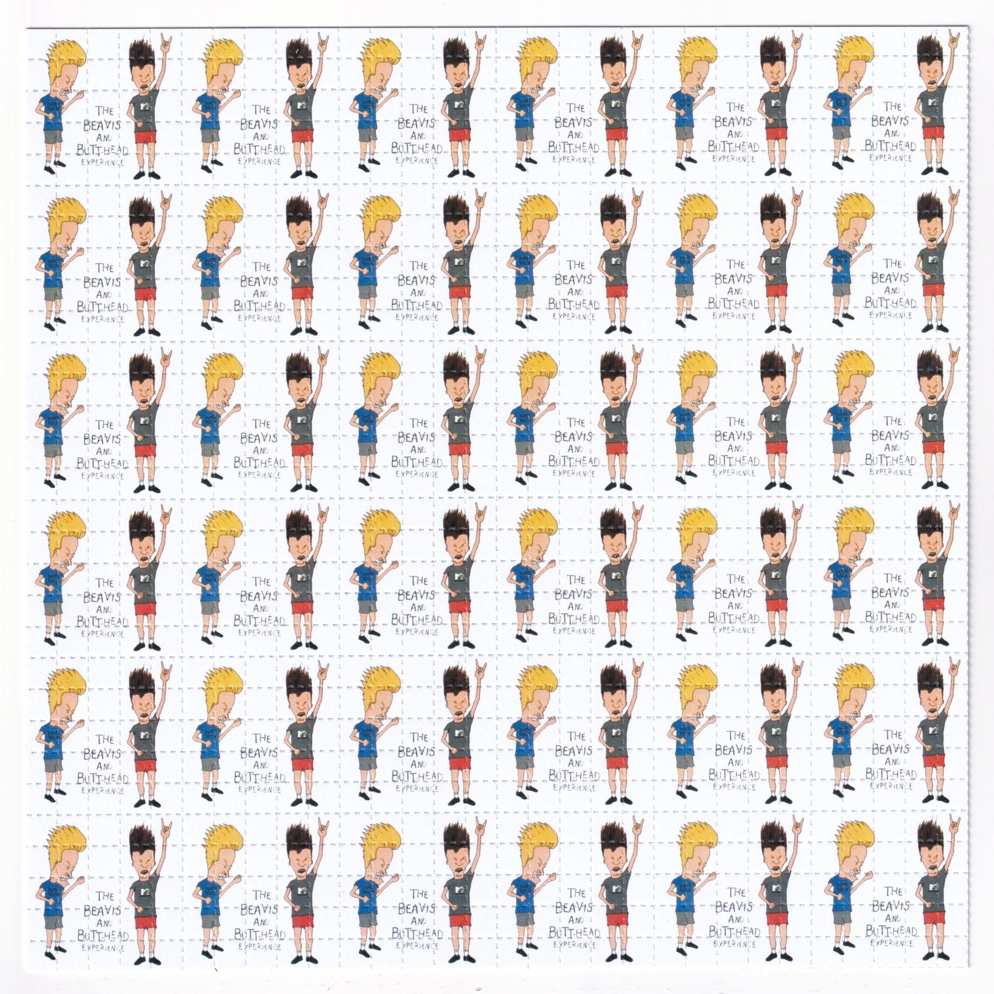 Bevis and Butthead Blotter Art - Blotter Store