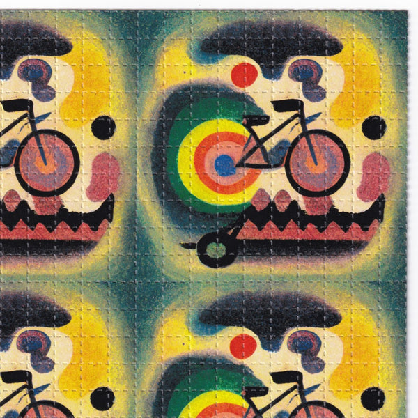 Bicycle 9 Panel Blotter Art