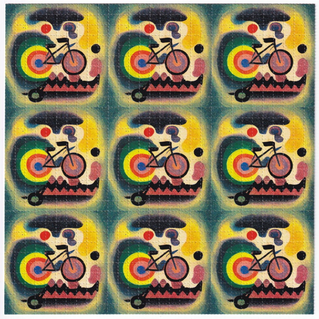 Bicycle Day Blotter Art