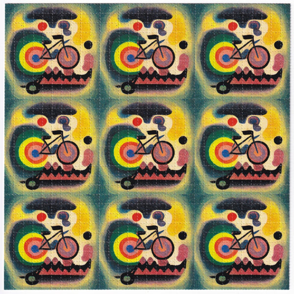 Bicycle Day Blotter Art