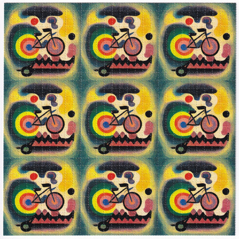 Bicycle Day Blotter Art