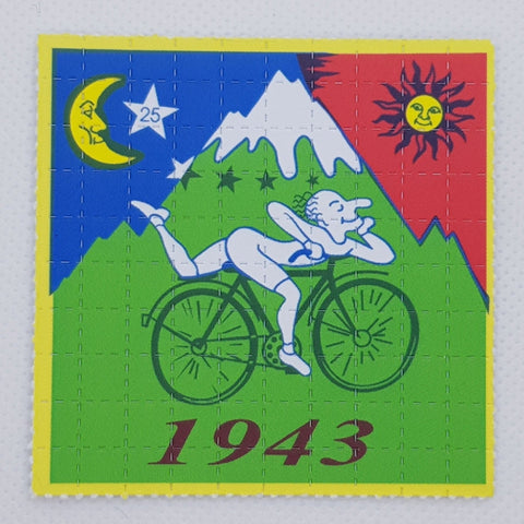 Bike Day 1943 Mini Blotter Art - Blotter Store