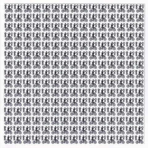 Bike Day Tribal Symbol Blotter Art - Blotter Store