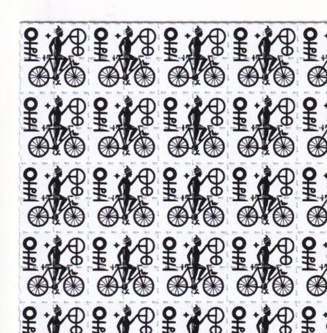 Bike Day Tribal Symbol Blotter Art - Blotter Store