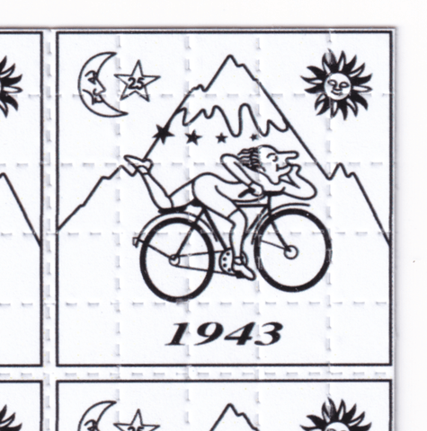 Bike Day White Blotter Art - Blotter Store