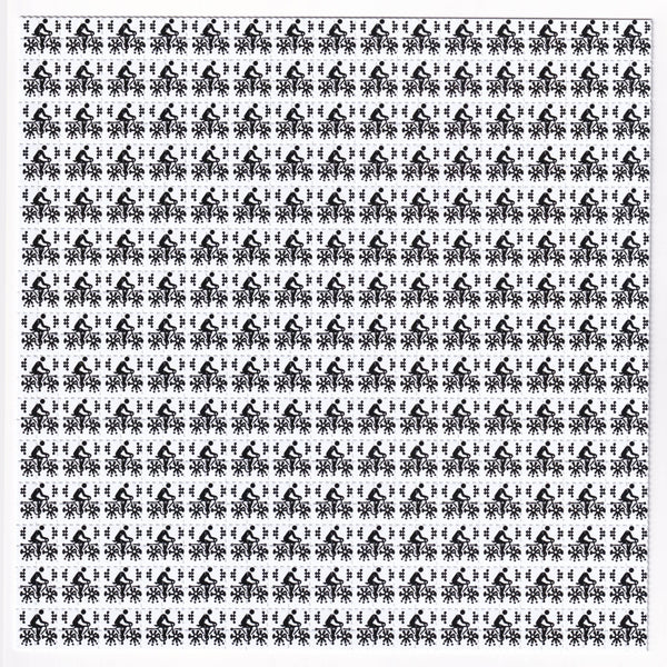 Bike Rider Blotter Art - Blotter Store