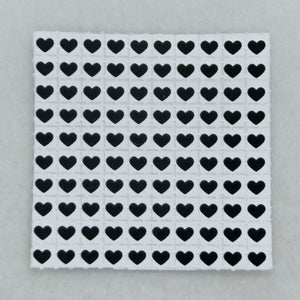 Black Hearts Mini Blotter Art - Blotter Store