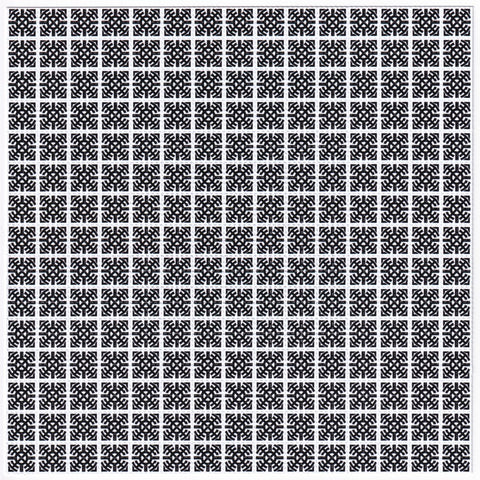 Squares Blotter Art