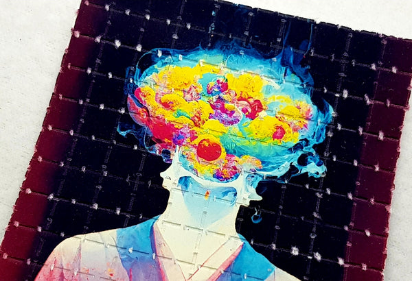 Brain on Drugs Mini Blotter Art - Blotter Store