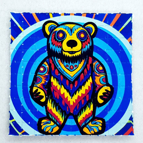Buster Bear Mini Blotter Art - Blotter Store