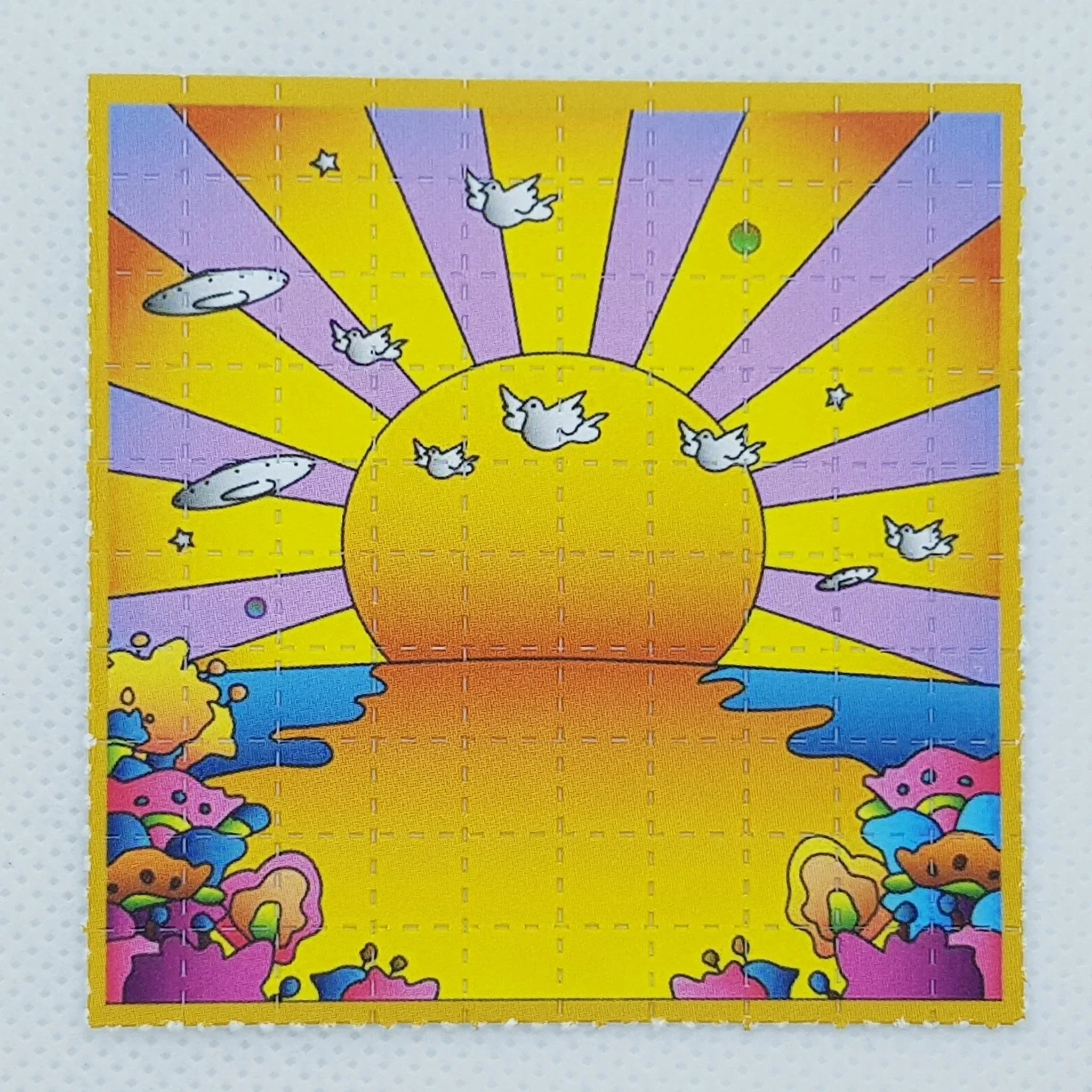 California Sunshine Mini Blotter Art - Blotter Store