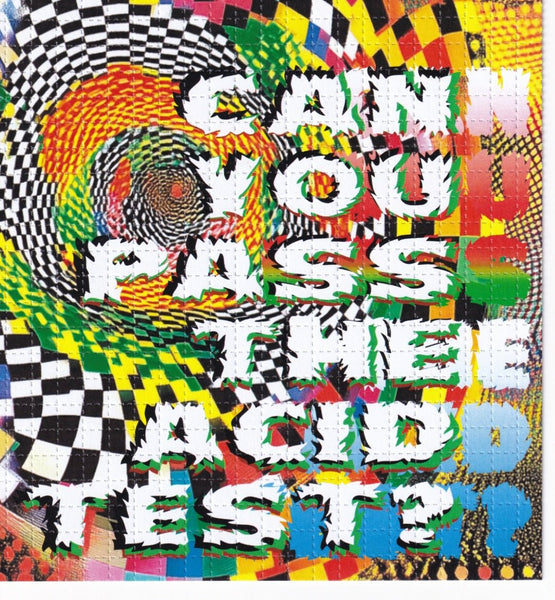 Can you pass the Acid Test Blotter Art - Blotter Store