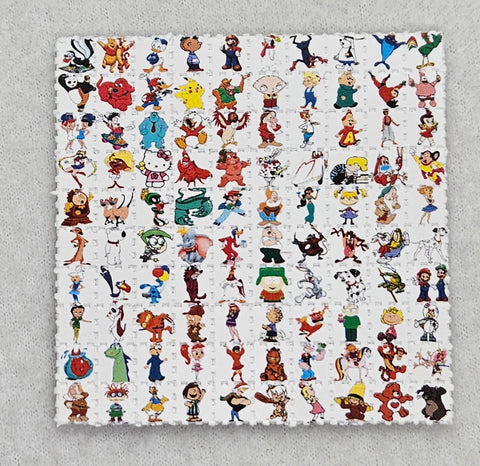 Cartoon Characters Mini Blotter Art - Blotter Store
