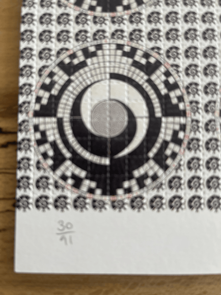 Ching Chings by Lucifer Double Sided Signed & Numbered #/91 Blotter Art - Blotter Store