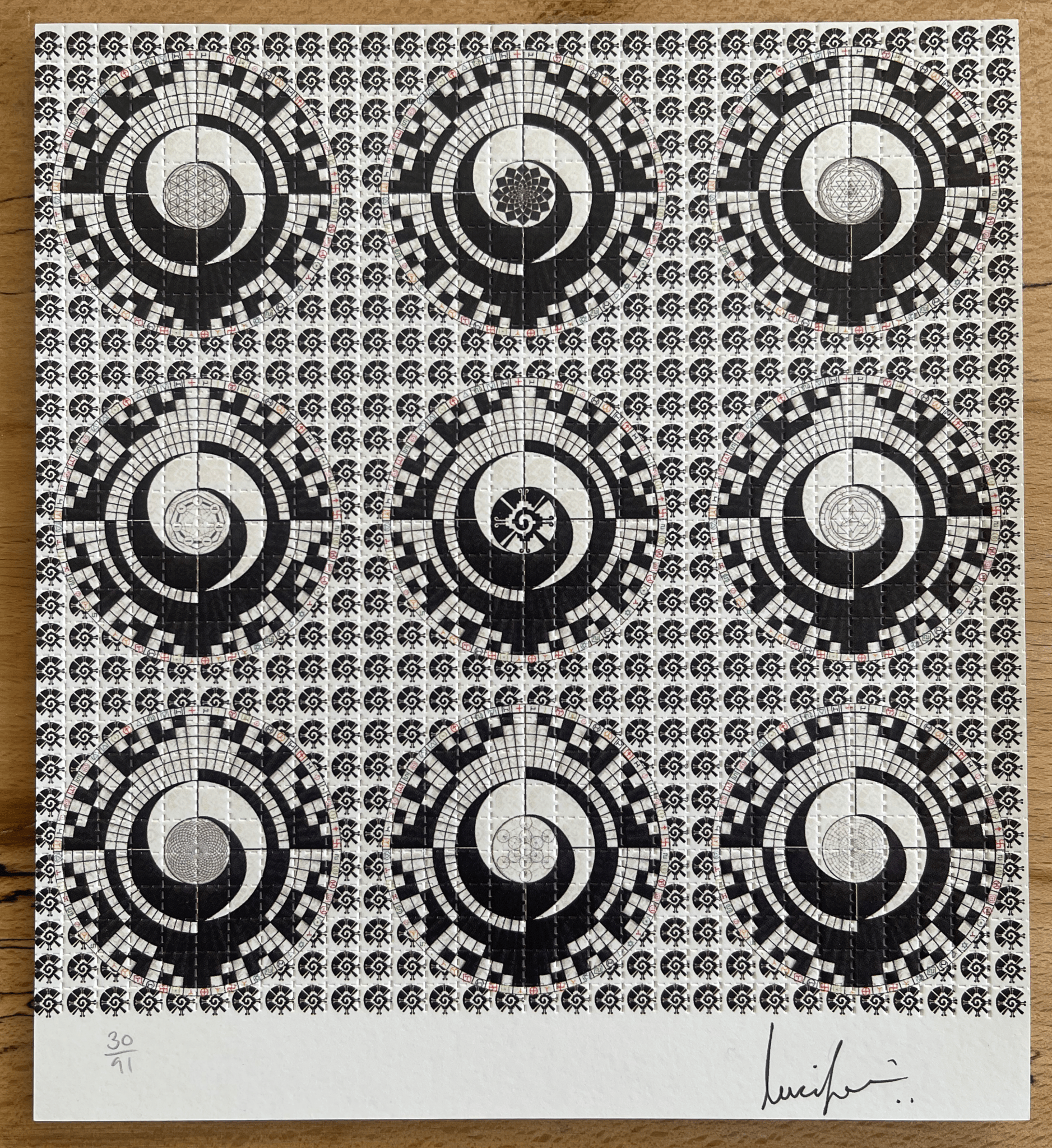 Ching Chings by Lucifer Double Sided Signed & Numbered #/91 Blotter Art - Blotter Store