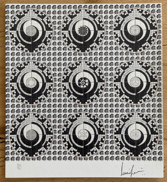 Ching Chings by Lucifer Double Sided Signed & Numbered #/91 Blotter Art - Blotter Store