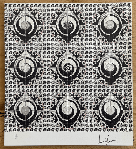 Ching Chings by Lucifer Double Sided Signed & Numbered #/91 Blotter Art - Blotter Store
