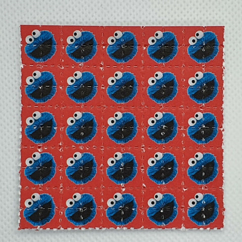 Cookie Monster Mini Blotter Art - Blotter Store
