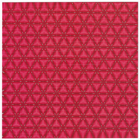Crimson Quilt Blotter Art