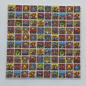 Dancing Stickmen Mini Blotter Art - Blotter Store
