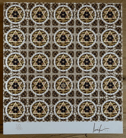 David’s Star by Lucifer Signed & Numbered #/100 Blotter Art - Blotter Store