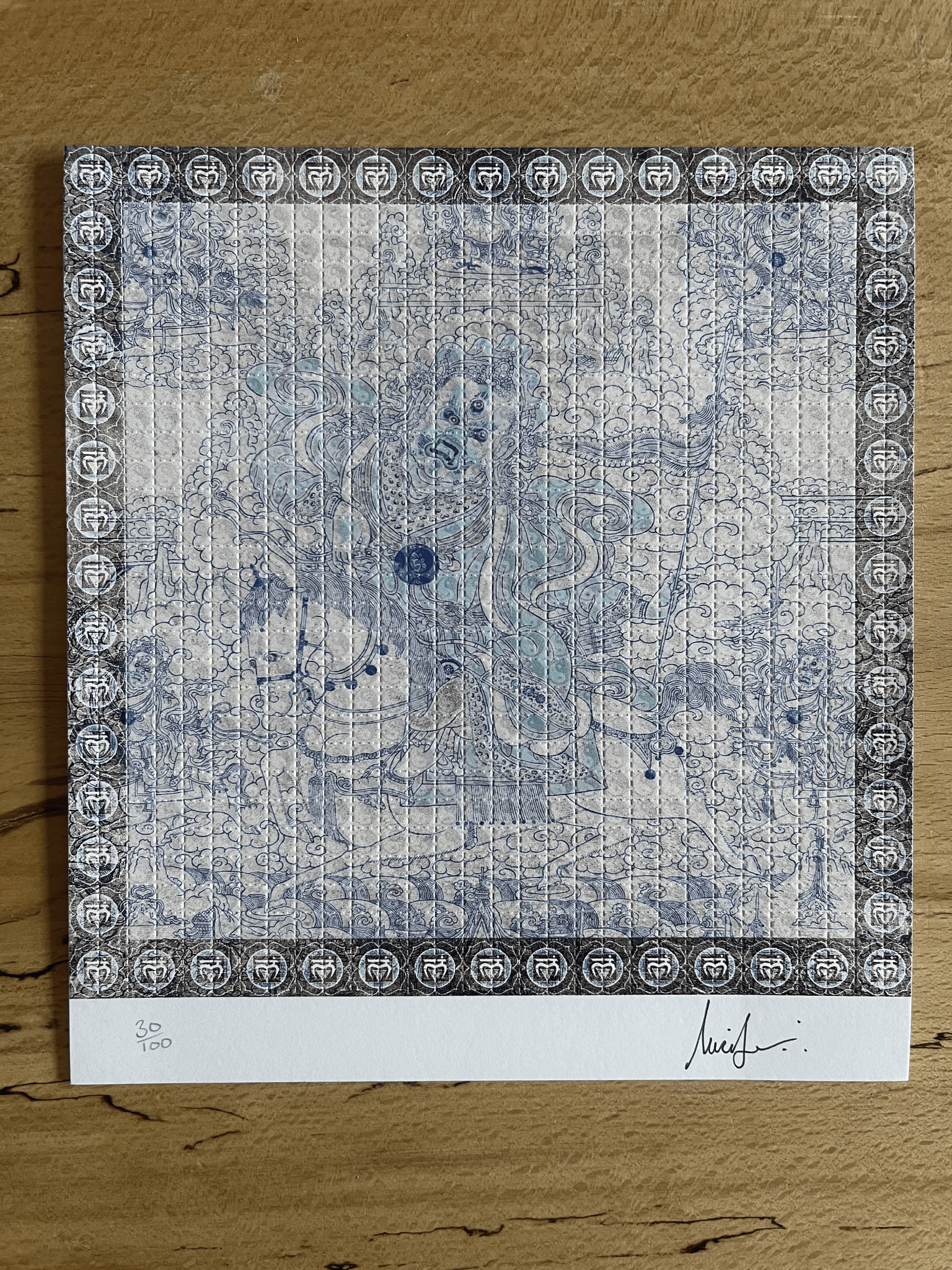 Demonise by Lucifer Signed & Numbered #/100 Blotter Art - Blotter Store
