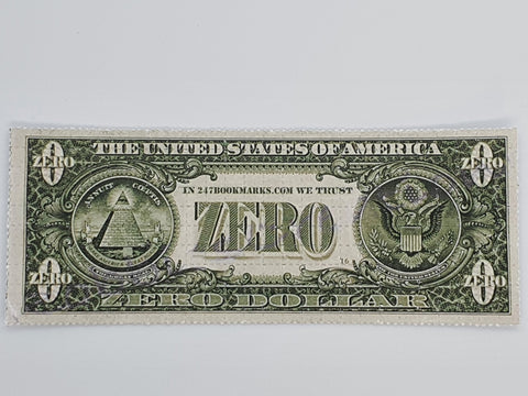 $0 Bill 'Drug Money' Mini Blotter Art - Blotter Store