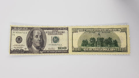 $100 Bill Mini Blotter Art - Blotter Store