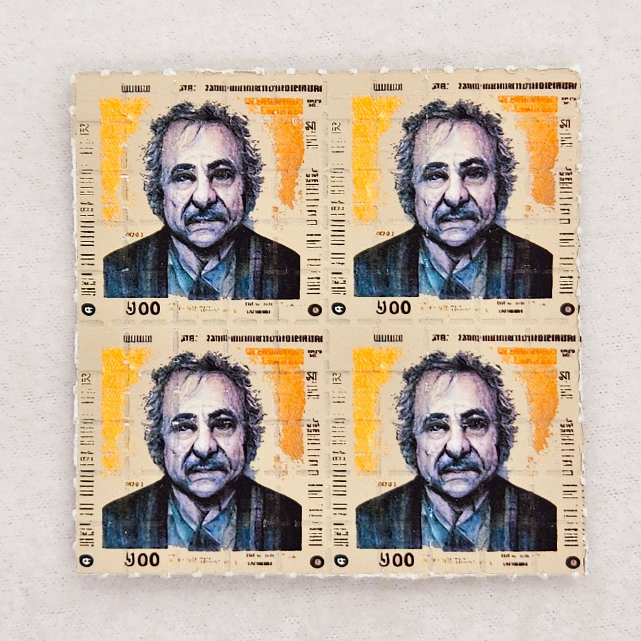 Einstein Mugshot Mini Blotter Art - Blotter Store