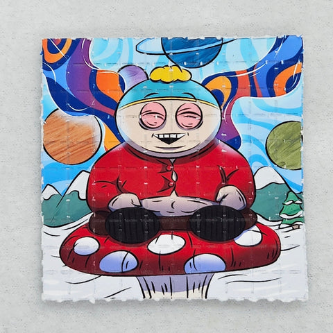 Eric Cartman Mushroom Mini Blotter Art - Blotter Store