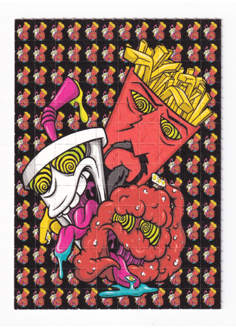 Fast Food Blotter Art by Russ Holmes - #50 of 50 (2021) - Blotter Store