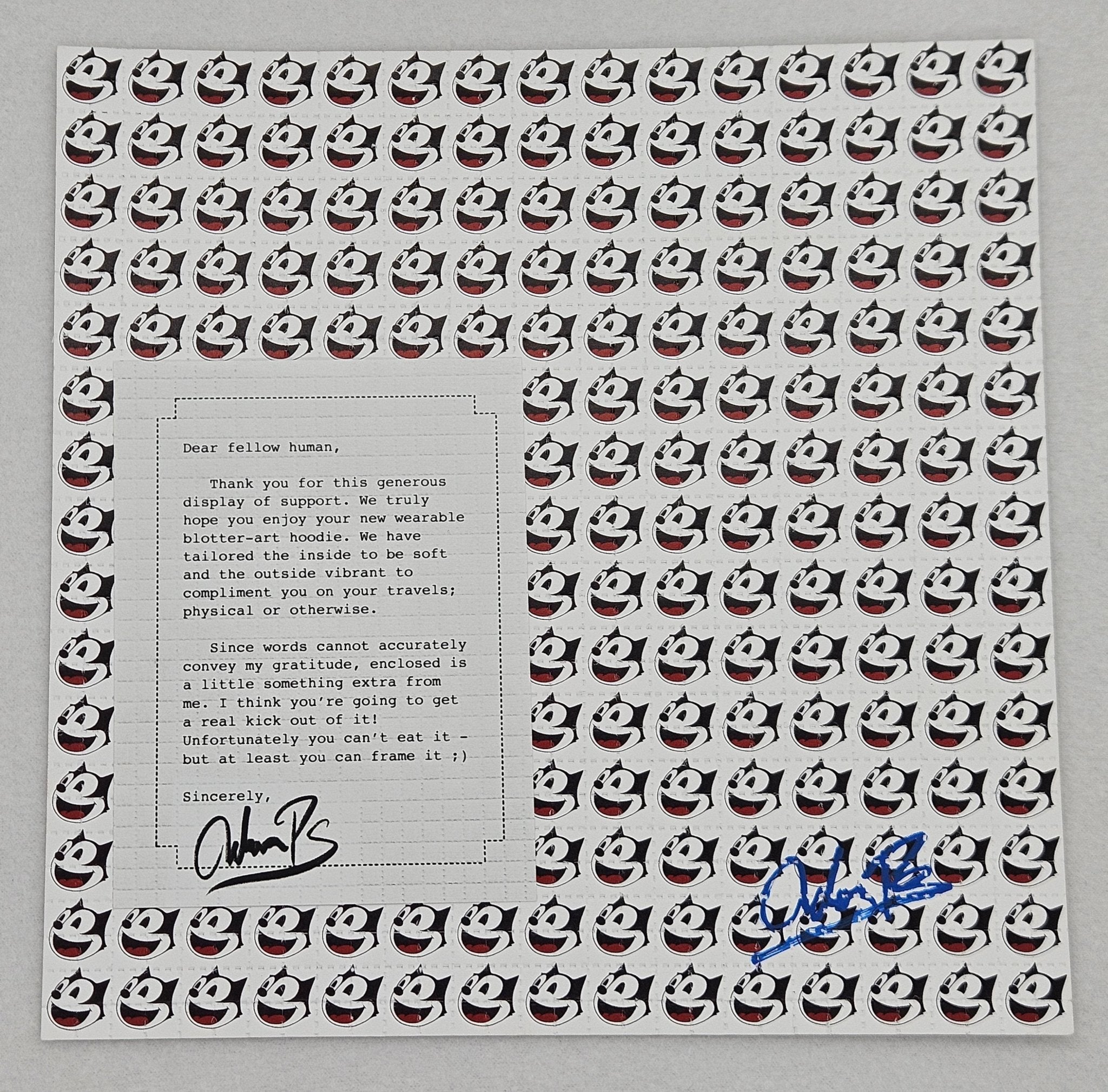 Felix The Cat signed by PsychedSubstance - Blotter Store