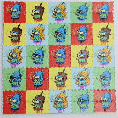 Futurama Bender Mini Blotter Art - Blotter Store