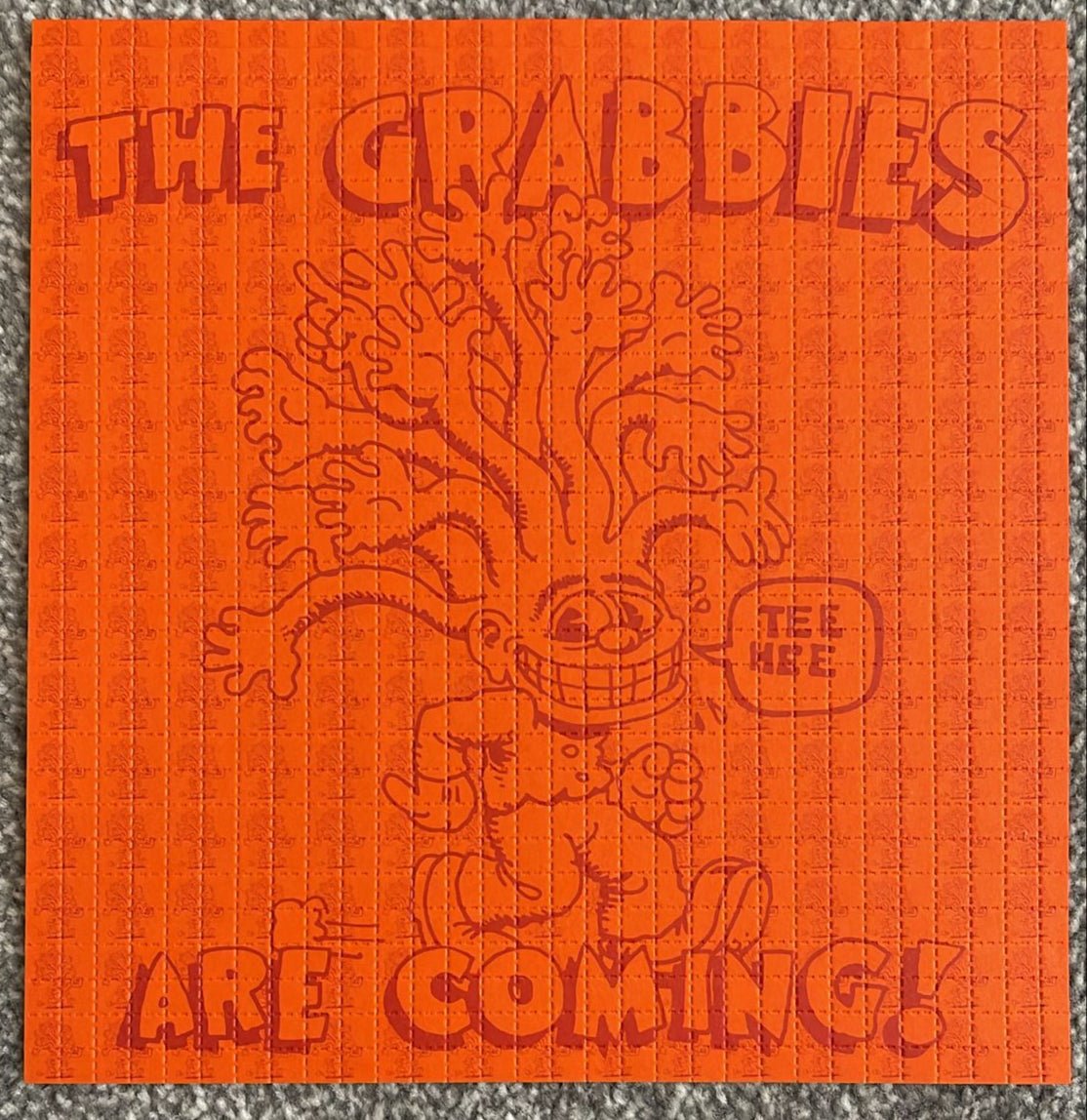 Grabbies Dark Blotter Art by Robert Crumb - Early 2000's - Blotter Store