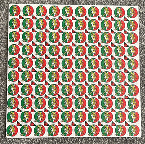 Grateful Dead Skeleton White Blotter Art - Early 2000's - Blotter Store