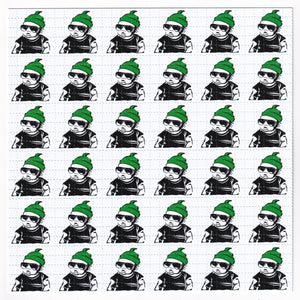 Hangover Baby Green Blotter Art - Blotter Store
