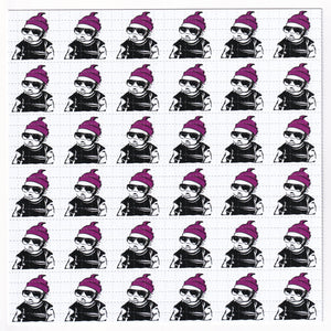 Hangover Baby Purple Blotter Art - Blotter Store