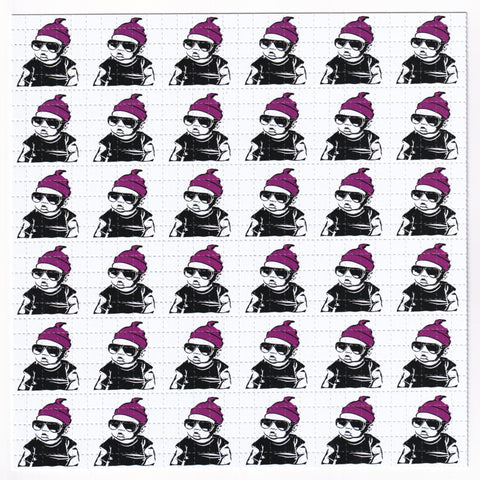 Hangover Baby Purple Blotter Art - Blotter Store