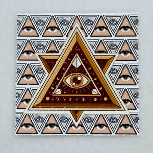 Illuminati Pyramid Mini Blotter Art - Blotter Store