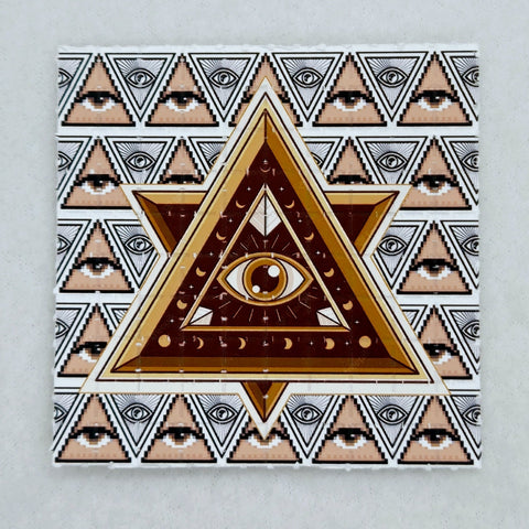 Illuminati Pyramid Mini Blotter Art - Blotter Store